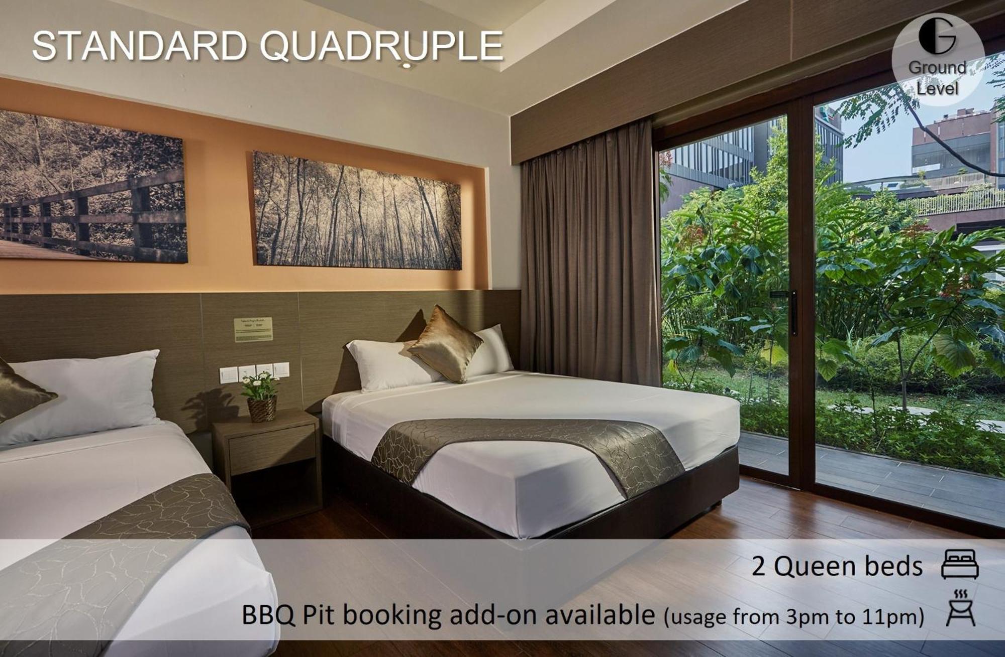 Standard Quadruple Room Ground Level